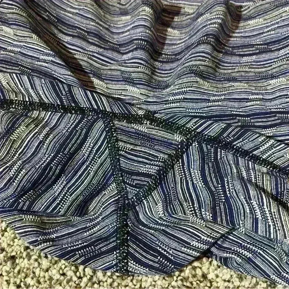 Lululemon Wunder Under Space Dye Twist Sapphire Leggings Size 4 Crop - Picture 7 of 10